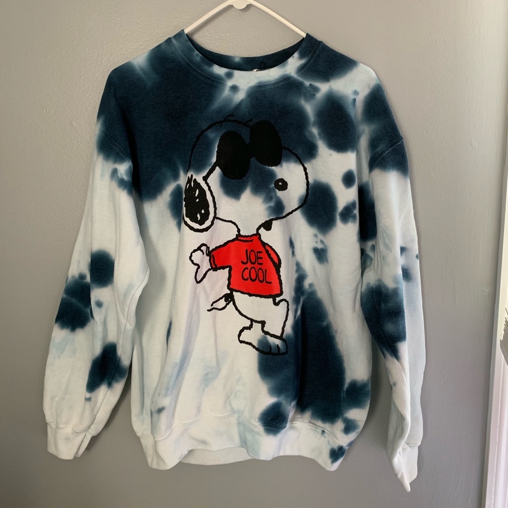 Tie Dye Snoopy Sweatshirt